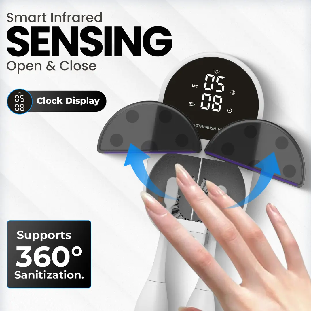UVC Cleaner Toothbrush Sanitizer Smart Infrared Sensing
